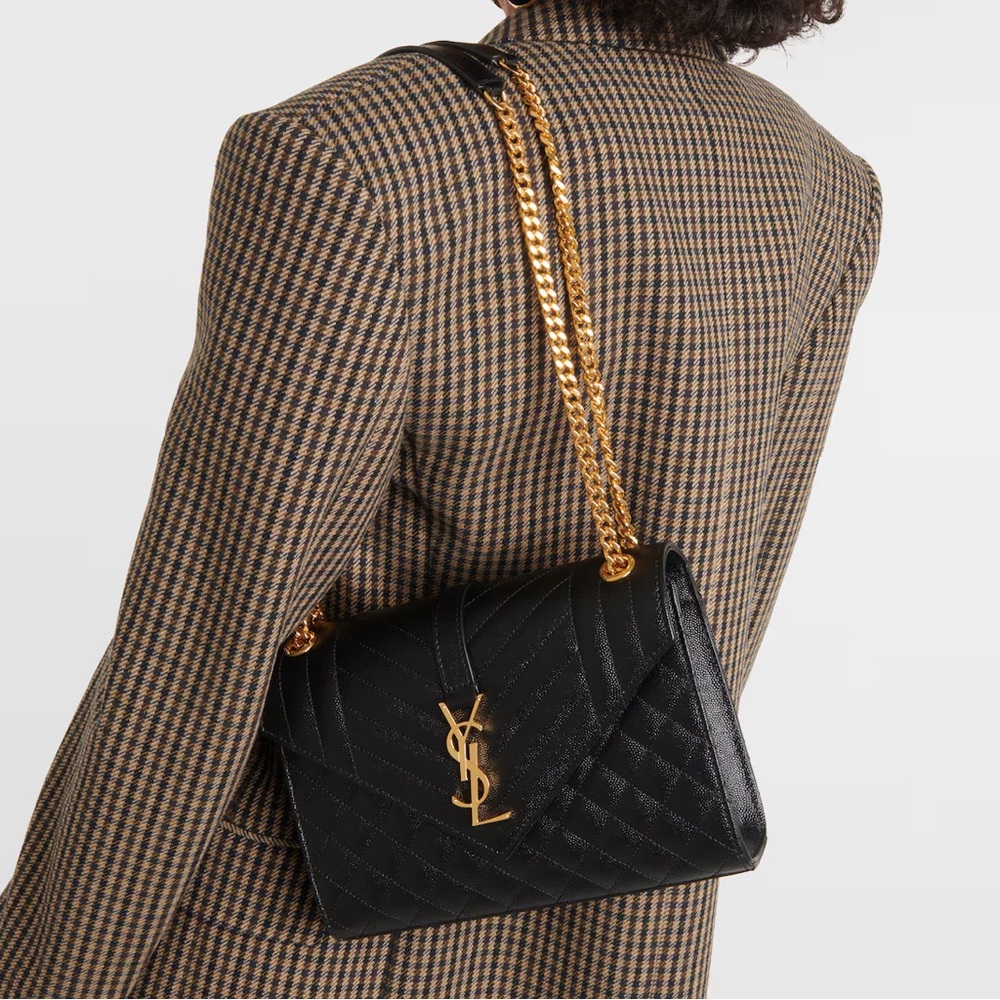Saint Laurent Envelope Medium Chain Bag